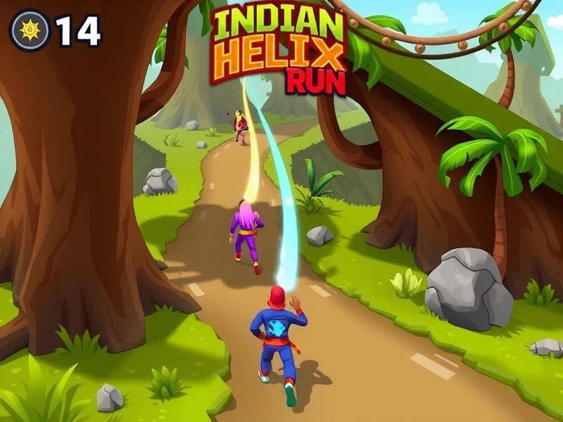Indian Helix Run Gameplay Mechanics